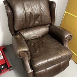 Genuine leather La-Z-Boy Recliner 