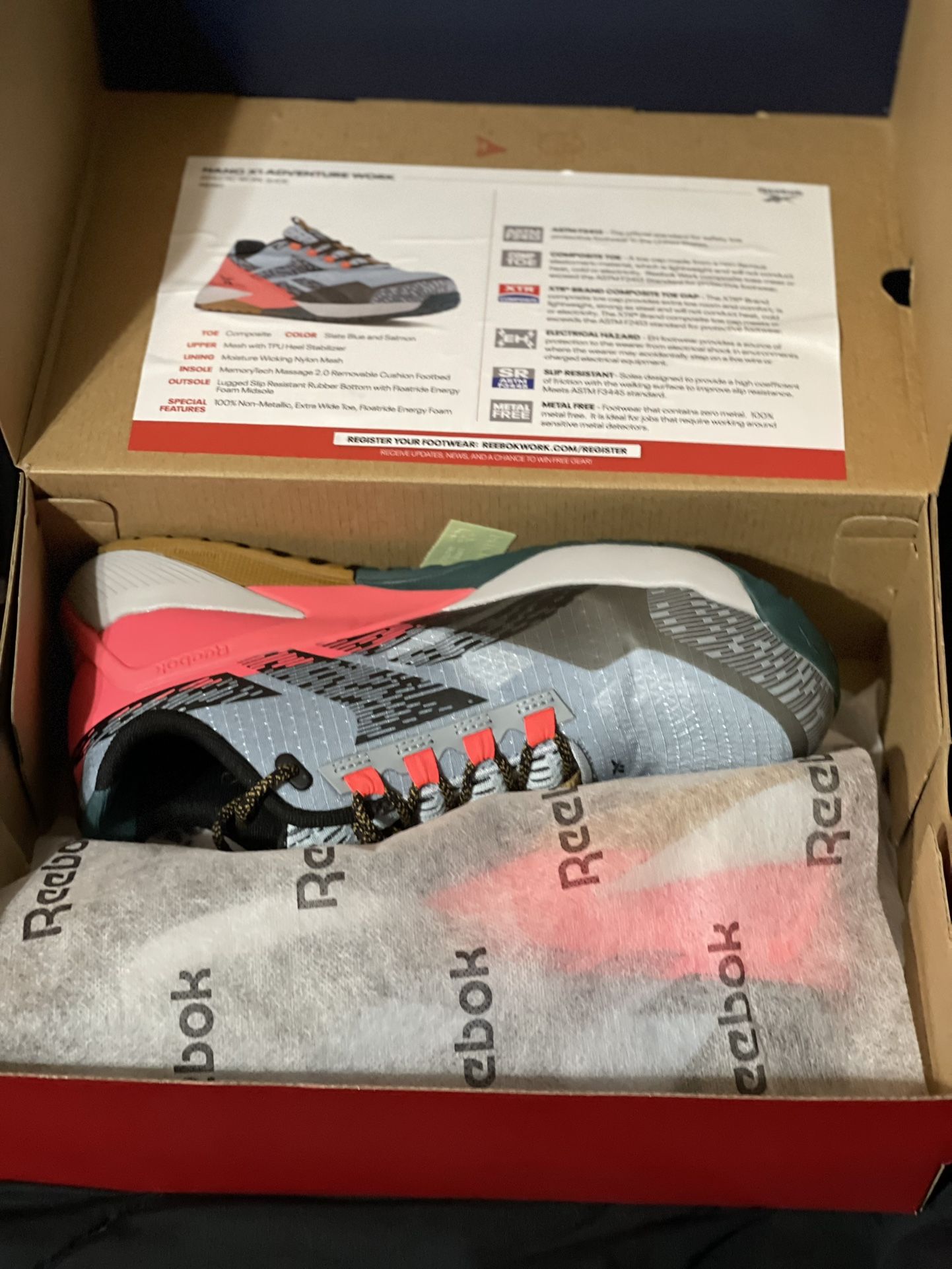 Non Slick Gym Shoes Reebok