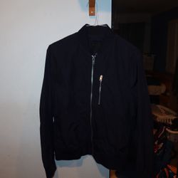 Navy Bomber Jacket