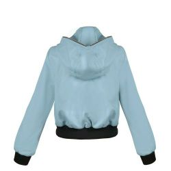 Two-Way Zipper Italian Leather Jacket