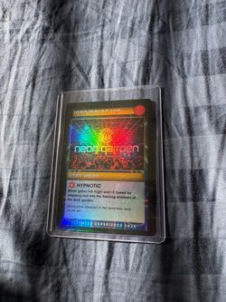 EDCLV 2026  neon garden trading card