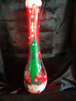 Hand Painted Color Light Vase