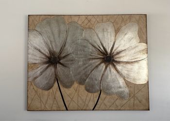 Beautiful flower art canvas