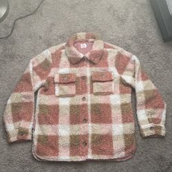 Wonder Nation Sherpa Jacket Girls Size 18 (XXL) Youth