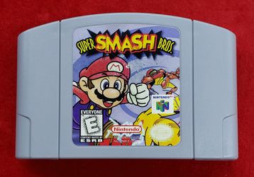 Super Smash Bros Video Game Cartridge For Nintendo 64 - Cartridge Only - No Manual - No Box - N64 - Working