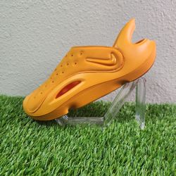 Nike Aqua Swoosh GS   Sandals Orange Peel FV6363 800 Size 6Y/ Wmn Size 7.5