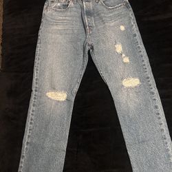 Girl Levis Jeans 501 