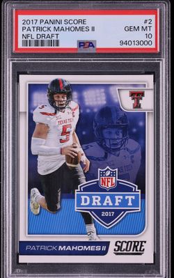 PATRICK MAHIMES ROOKIE PSA 10