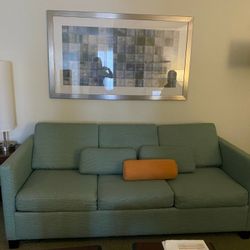 Green Sofa/ Hidea Bed