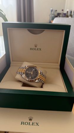 Rolex 41MM Datejust Wimbledon, Box & Papers, Like New