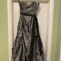 Strapless Formal Gown 