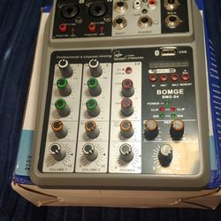 4 Channel Bluetooth Audio Mixer 