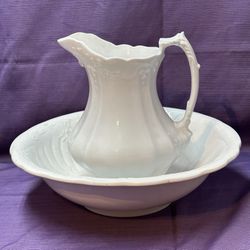 Pitcher and Wash Basin