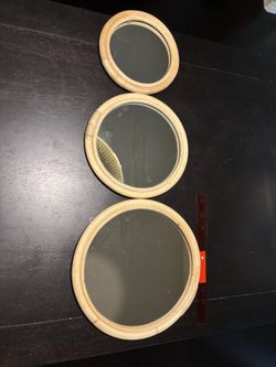 3 Bamboo Mirrors