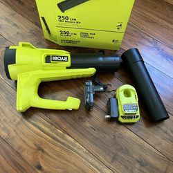 Ryobi One 18V 90mph 250 CFM Leaf Blower Kit