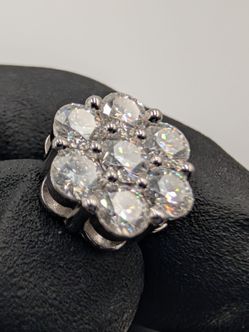 Huge Flower Stud Earrings