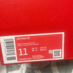 Nike Air Max 95 Triple Red