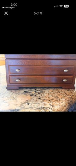 Reed and Barton wooden jewelry chest