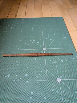 French Rolling Pin Slim, Long, Tapered Design Natural Beech Wood, Solid Wood l, Matte, Handmade 18". Essential Kitchen Dough Roller for Fondant, Pizza