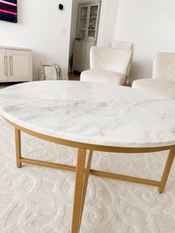 Marble coffee table