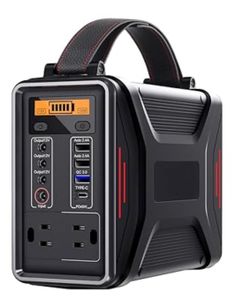 Portable Power Station Come With Solar Panels.240Wh Lithium Iron Phosphate Solar Generators for Camping Outdoor Travel, Emergency Battery Backup 110V2