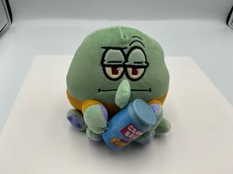 Squidward Plush Toy with Canned Bread