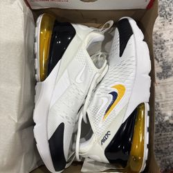 Nike Air Max 270 White-University Gold