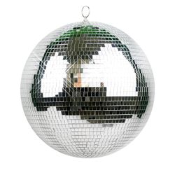 16-Inch Large Disco Ball – Big Hanging Mirror Ball Disco Ball Decor for Disco Party Decorations, Weddings, Events, Disco Christmas Decor, and Home Cel