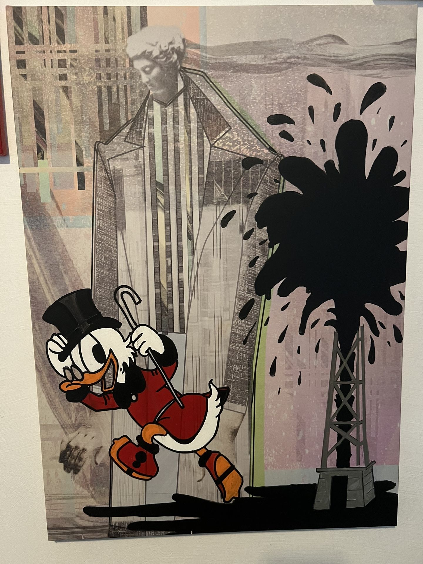 Scrooge McDuck Canvas Painting
