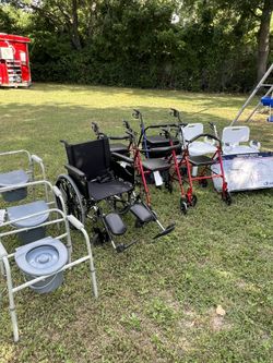 Wheelchairs/ Walkers/ Bath chairs/ Portable Toilets