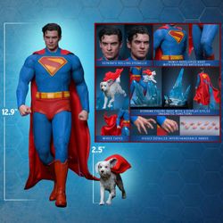 Hot Toys MMS812 Superman & Krypto 1/6 Figure Set