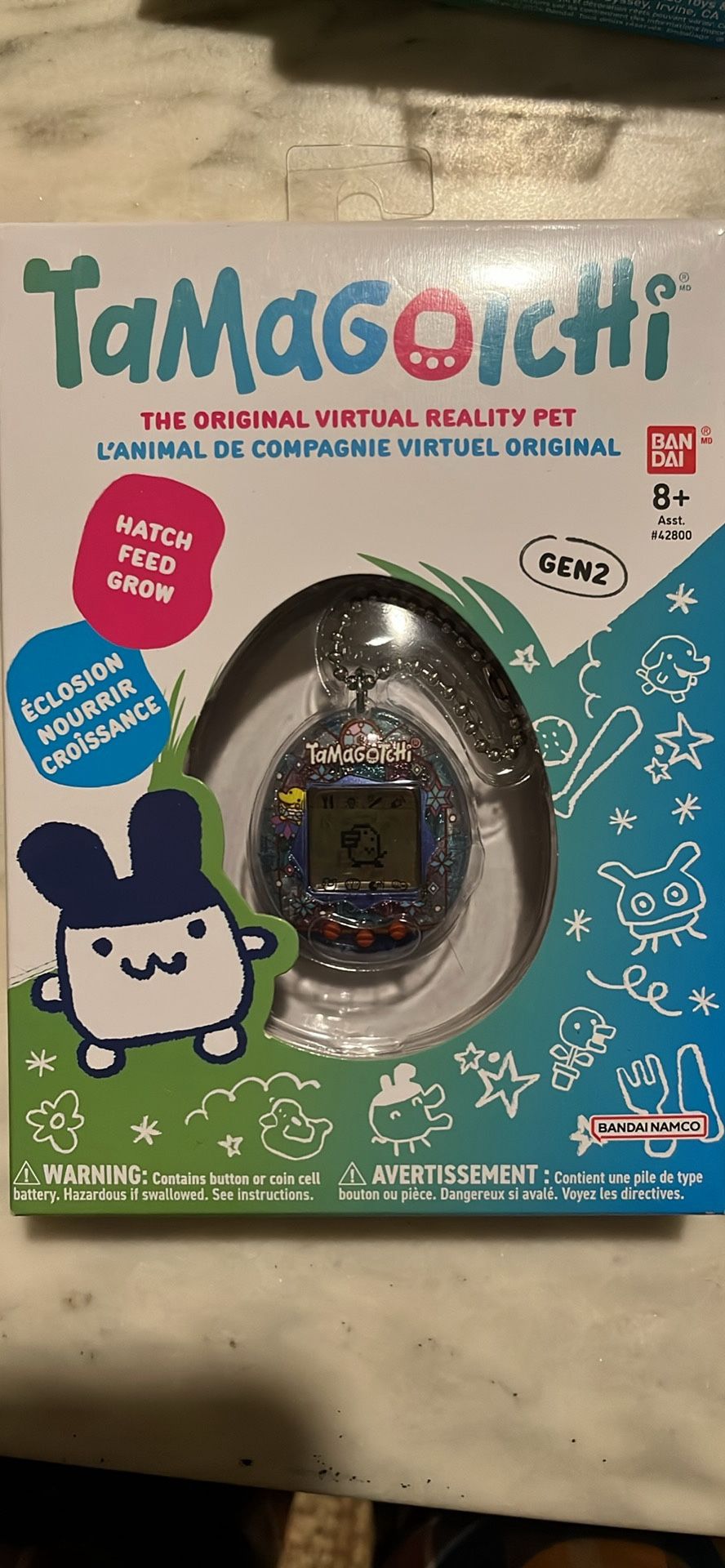 Winter stained glass Tamagotchi
