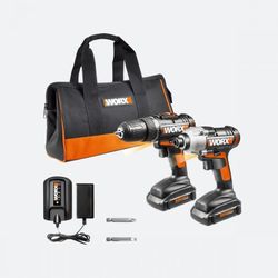 WORX 20V POWER DRILL SET