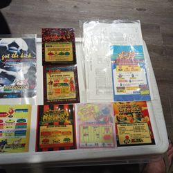 Vintage Video Arcade Instructions Inserts