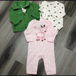 NEW Baby Girl’s Clothes 3-6 Months