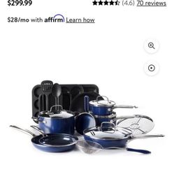 Blue Diamond  Cookware Set 