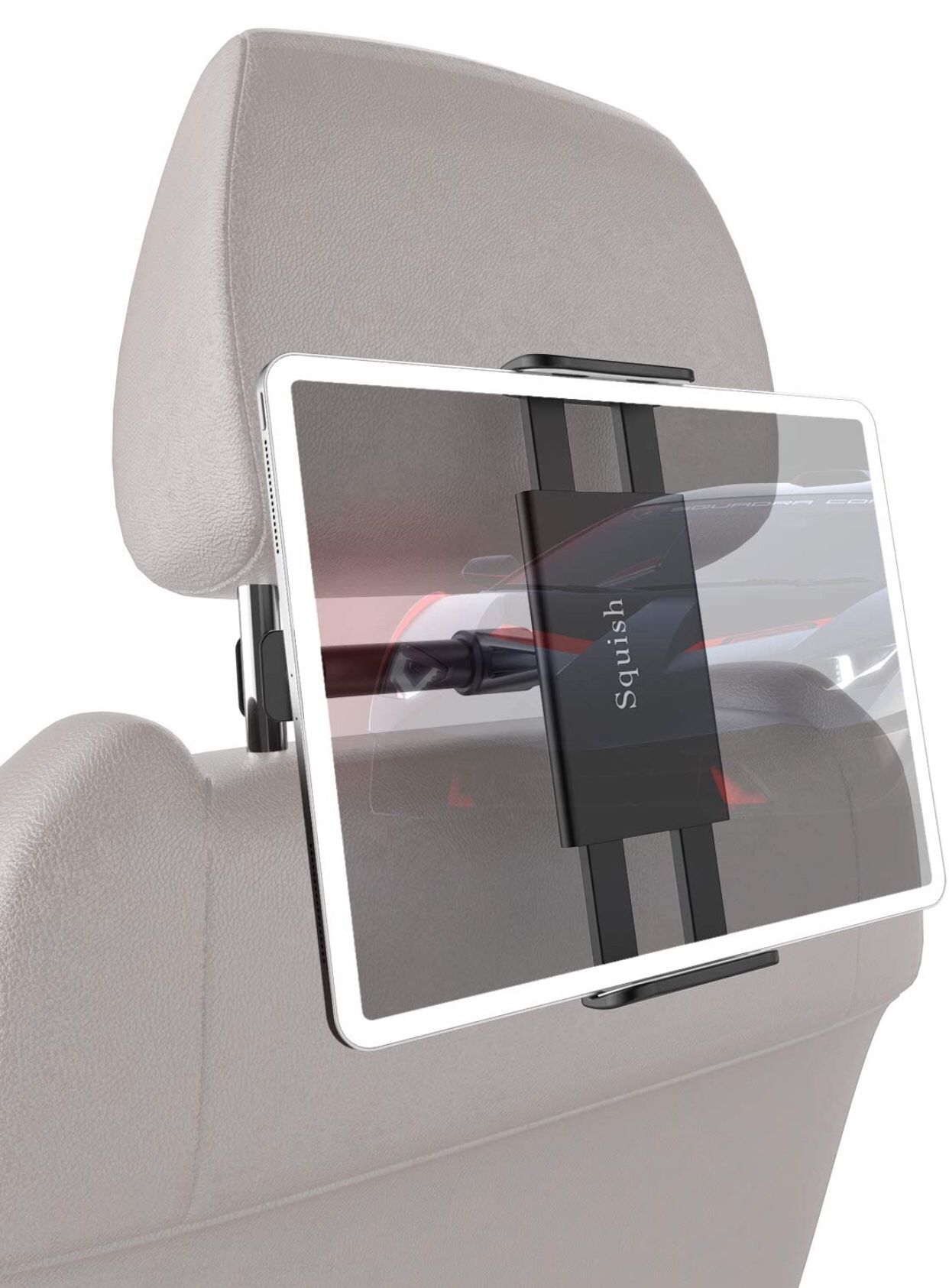 Car Headrest Mount Holder, Universal Car Headrest Mount Car Backseat Tablet Holder for iPad Pro/Air/Mini, Kindle, Tablets Nintendo Switch Smartphones