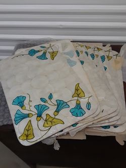Placemats Vintage Mother of Pearl