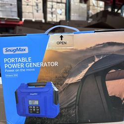 SNUGMAX Vickers 200 Portable Power Station with 222Wh Backup Lithium Battery, Solar Generator with 110V/200W Pure Sine Wave AC Outlet & Type-C Port for Indoor CPAP Outdoors Camping Travel Emergency SNUGMAX Vickers 200 Portable Power Station with 222Wh Backup Lithium Battery, Solar Generator with 110V/200W Pure Sine Wave AC Outlet & Type-C Port for Indoor CPAP Outdoors Camping Travel Emergency