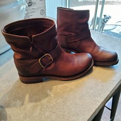 Frye Brown Leather Boots Women's Size 6 