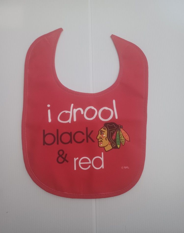 Chicago Blackhawks Baby Bib