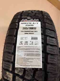 Arisun Aresta A/T ZG06 265/70R17 NEW‼️