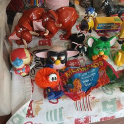 SpongeBob, Sonic,operation,Ants,Furby,ty Baby,Jolly Rancher,Tarzan,mermaids
