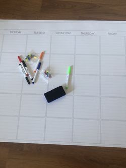 Jumbo Dry Erase Month Calendar 27” X 39”