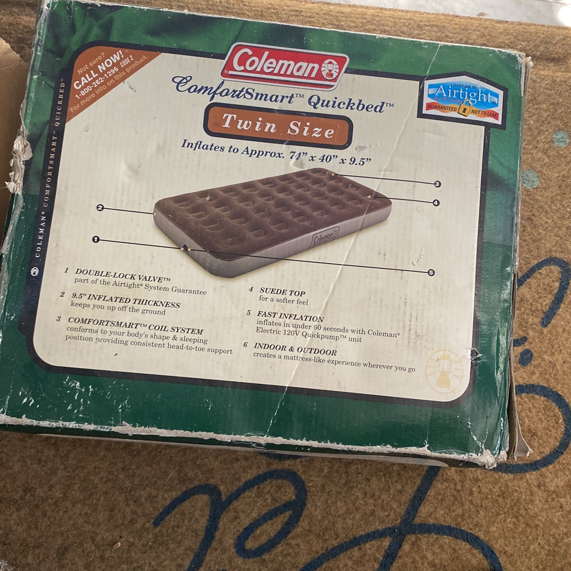 Coleman Twin Size Air Mattress