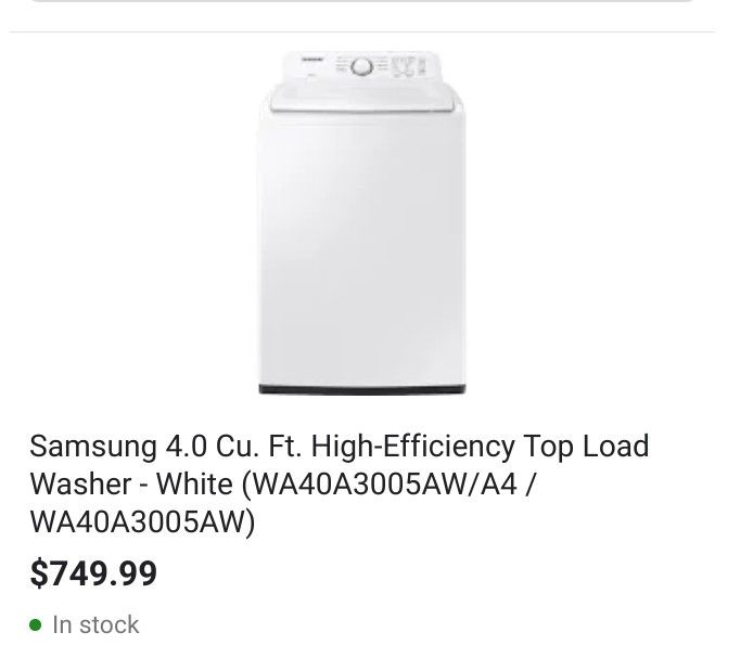Samsung Washer And Dryer Set Used For 6 Months Need To Sell Before I Move. $1200 Cash