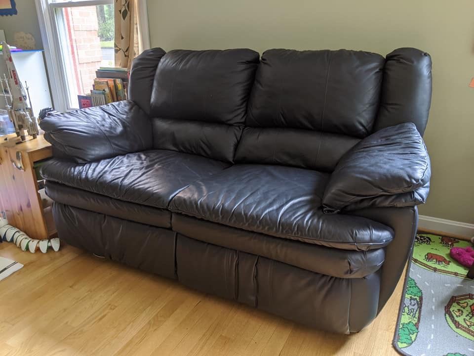 2 Person Loveseat Recliner Couch 