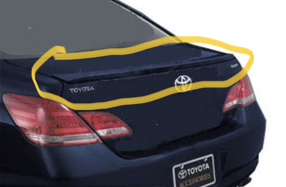 2005-2009 Toyota Avalon Rear Lip Spoiler