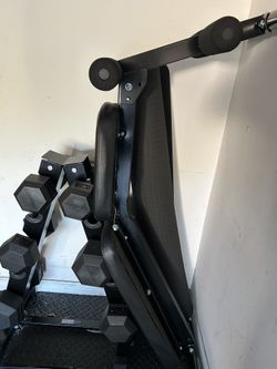 Weight Set with Rack and Bench