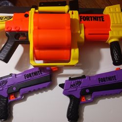 Nerf Fortnite Dart Gun Lot